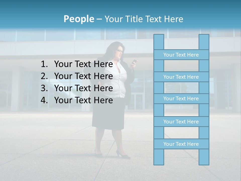 Stress Problem Girl PowerPoint Template