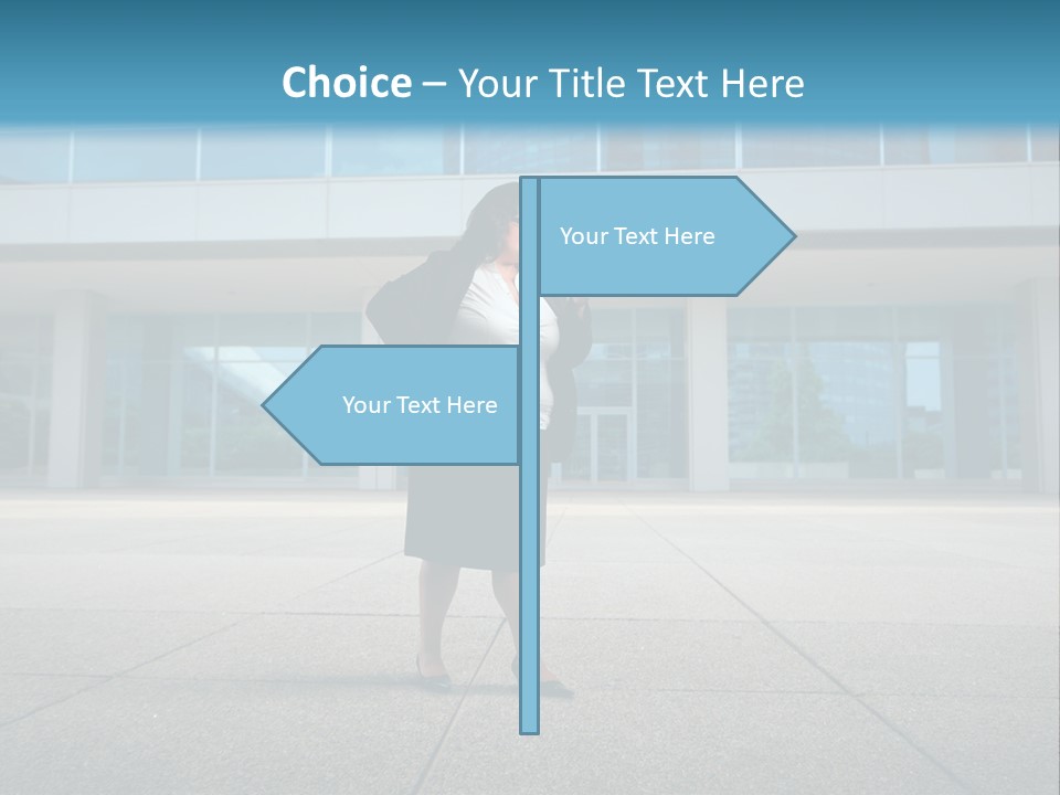 Stress Problem Girl PowerPoint Template