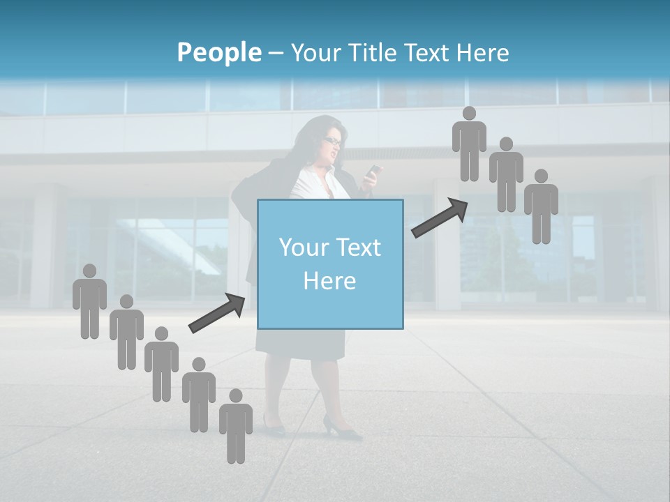 Stress Problem Girl PowerPoint Template