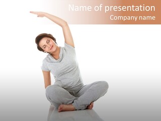 Parent Exercise Young PowerPoint Template