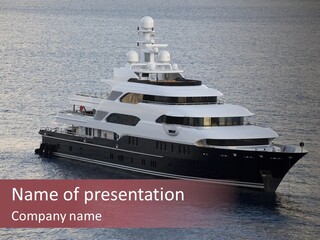 Sicily Yacht Radar PowerPoint Template