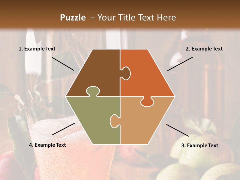 Apple Fizzy Glass PowerPoint Template