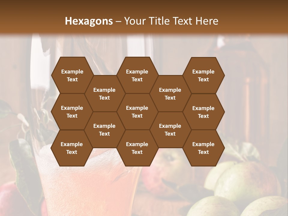 Apple Fizzy Glass PowerPoint Template