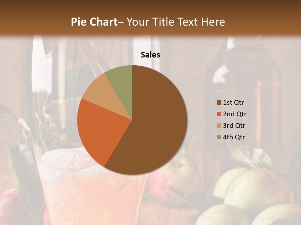Apple Fizzy Glass PowerPoint Template