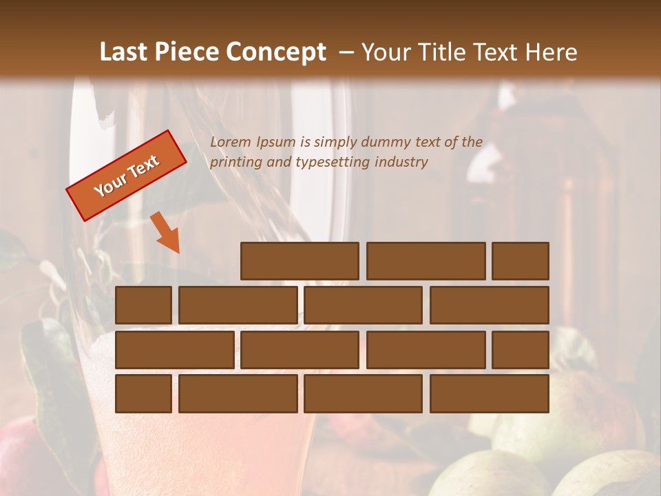 Apple Fizzy Glass PowerPoint Template
