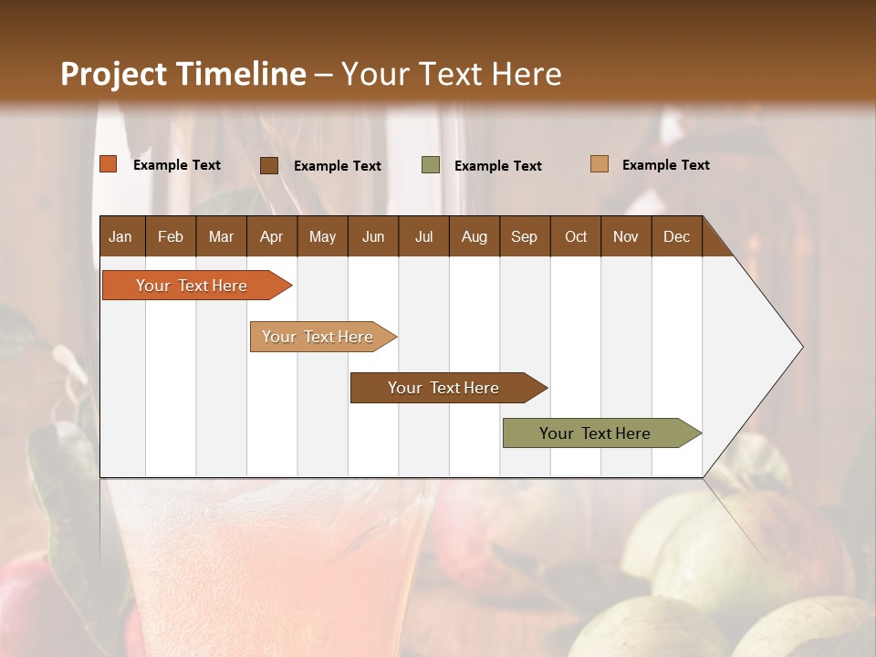 Apple Fizzy Glass PowerPoint Template