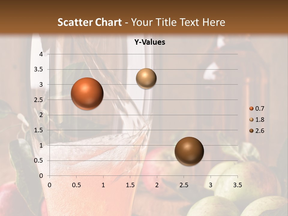 Apple Fizzy Glass PowerPoint Template