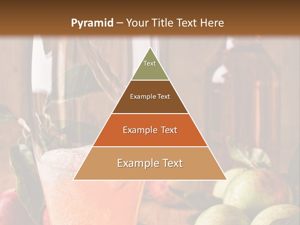 Apple Fizzy Glass PowerPoint Template