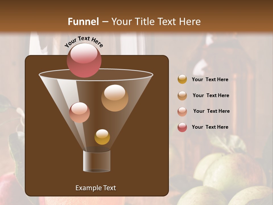 Apple Fizzy Glass PowerPoint Template
