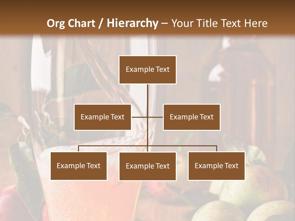 Apple Fizzy Glass PowerPoint Template