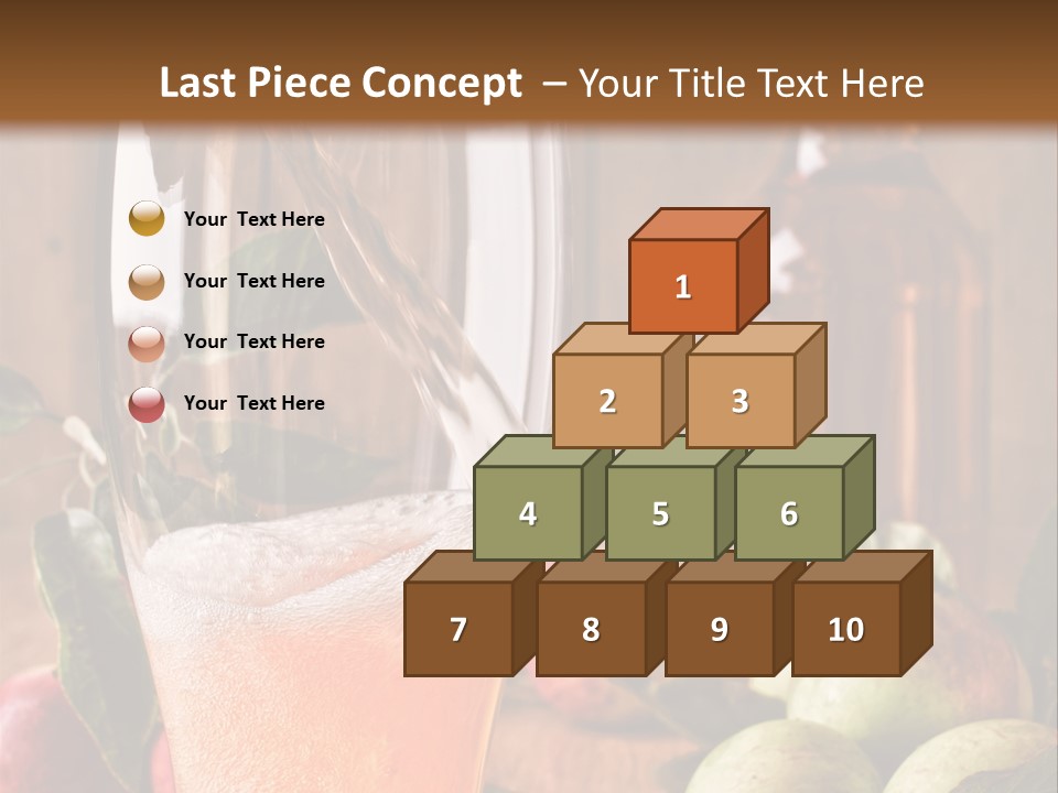 Apple Fizzy Glass PowerPoint Template