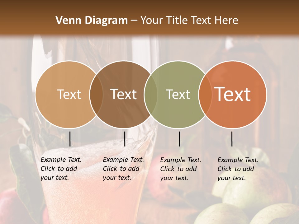 Apple Fizzy Glass PowerPoint Template