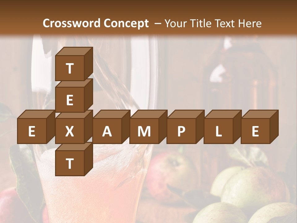 Apple Fizzy Glass PowerPoint Template