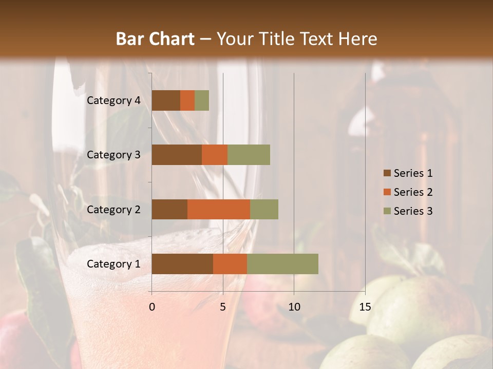 Apple Fizzy Glass PowerPoint Template