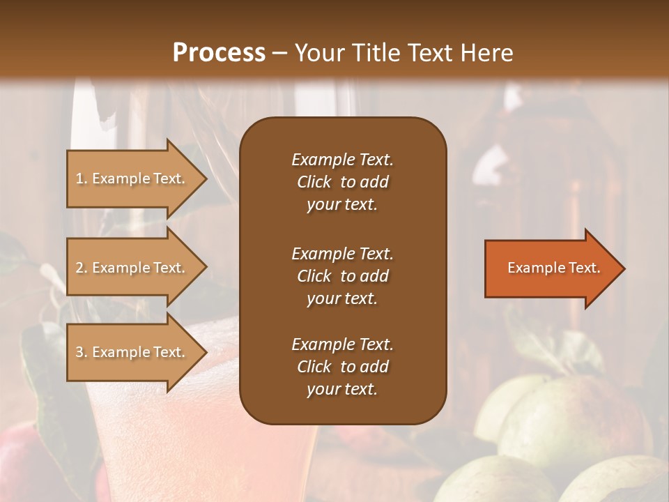 Apple Fizzy Glass PowerPoint Template