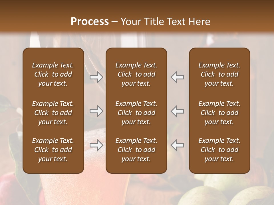 Apple Fizzy Glass PowerPoint Template