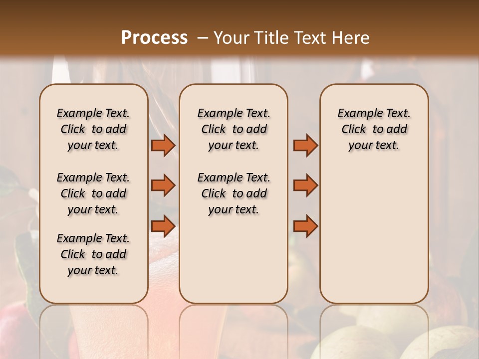 Apple Fizzy Glass PowerPoint Template