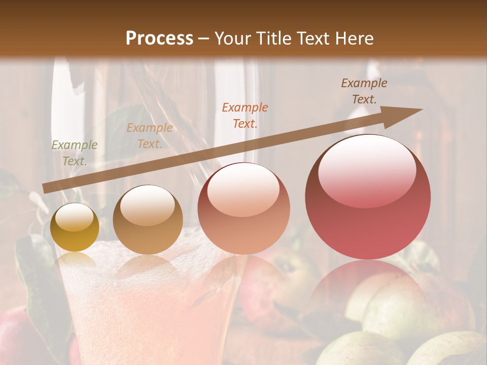 Apple Fizzy Glass PowerPoint Template