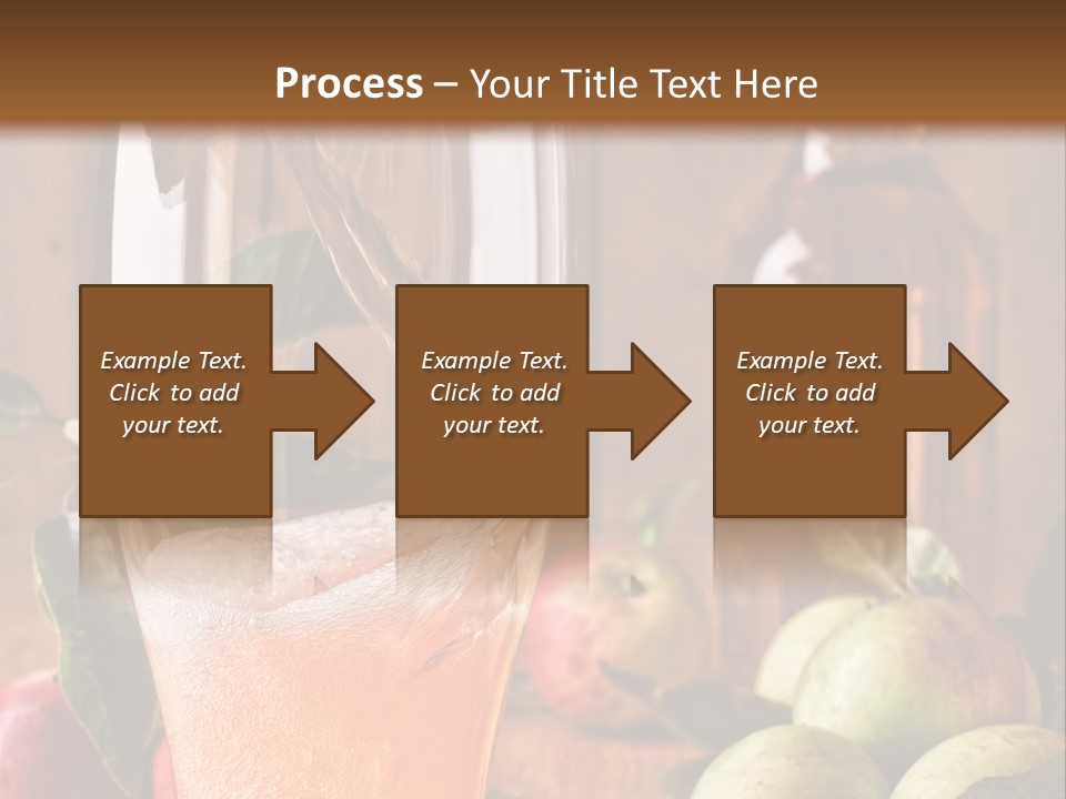 Apple Fizzy Glass PowerPoint Template
