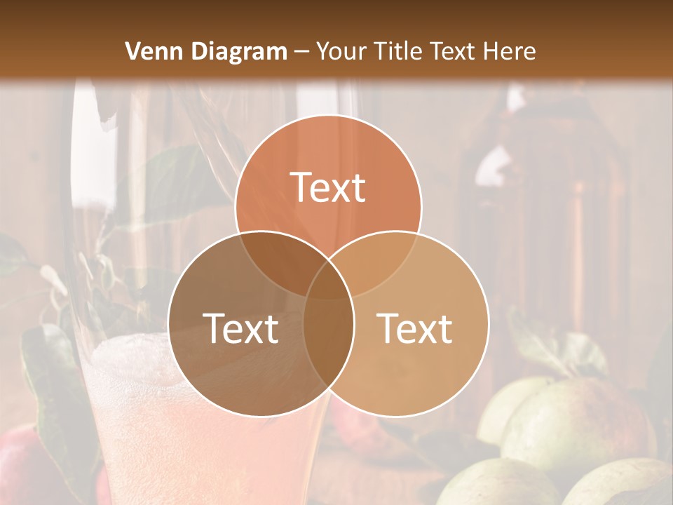 Apple Fizzy Glass PowerPoint Template