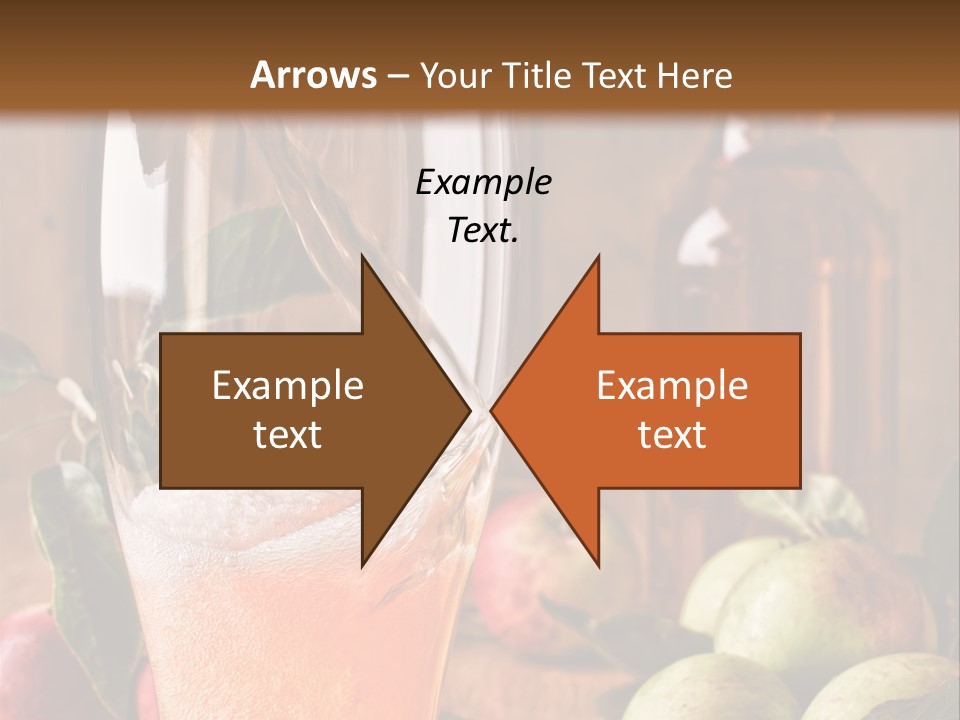 Apple Fizzy Glass PowerPoint Template