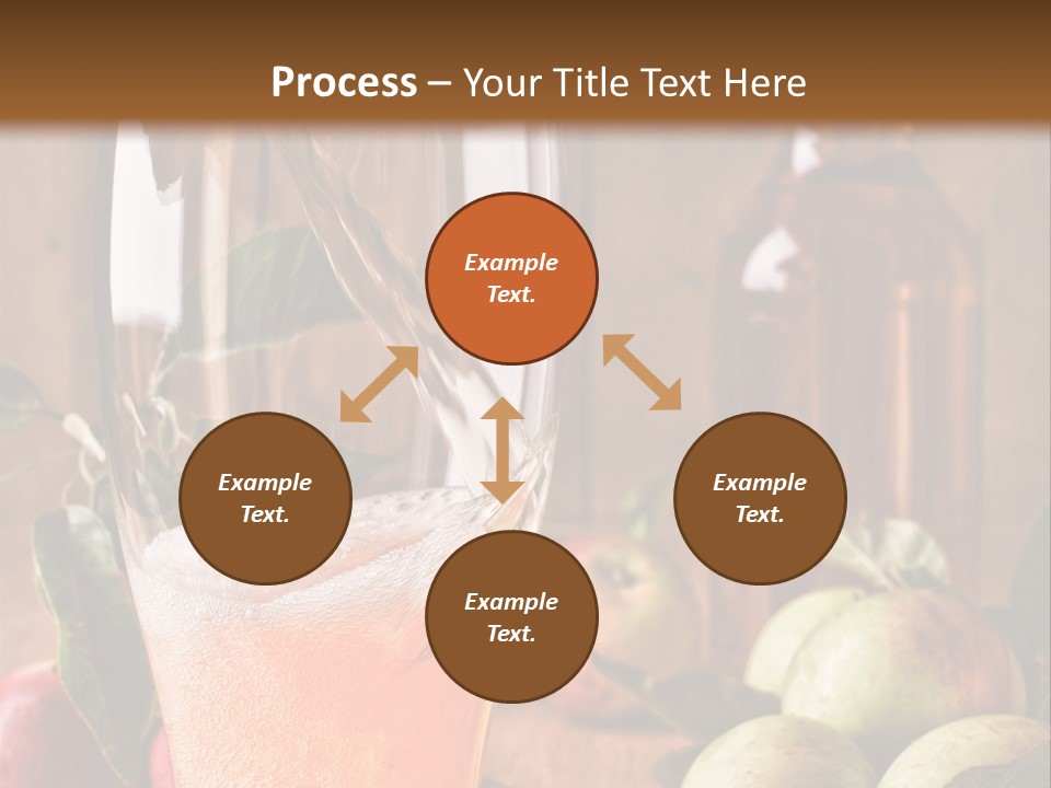 Apple Fizzy Glass PowerPoint Template