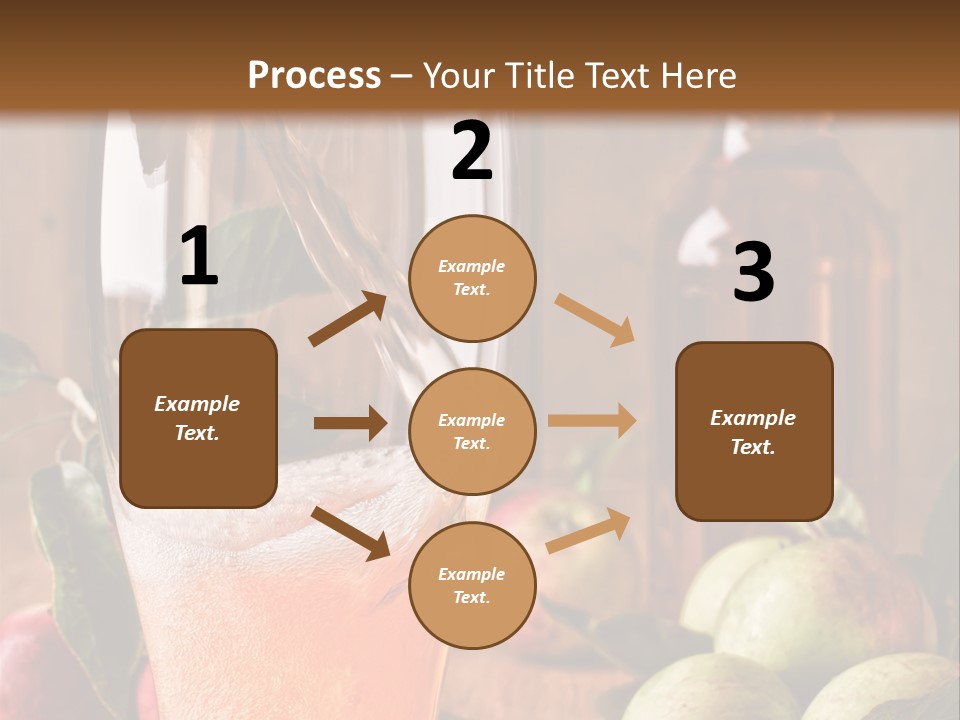 Apple Fizzy Glass PowerPoint Template
