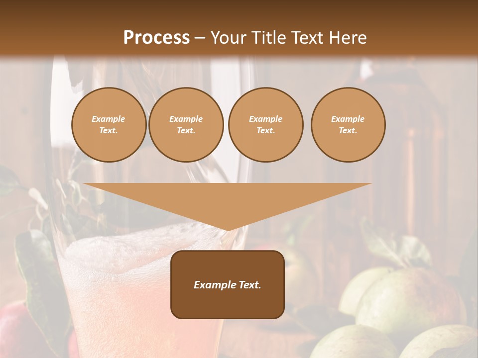 Apple Fizzy Glass PowerPoint Template