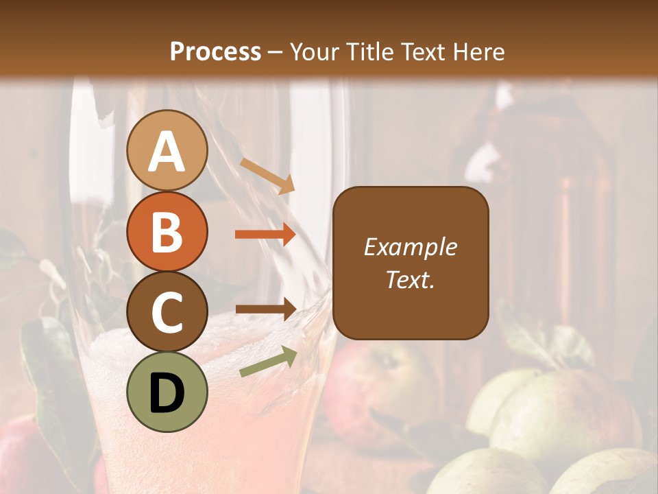Apple Fizzy Glass PowerPoint Template