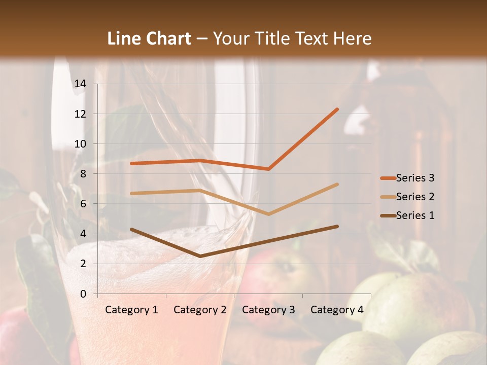 Apple Fizzy Glass PowerPoint Template