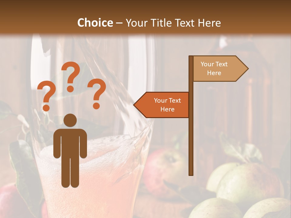 Apple Fizzy Glass PowerPoint Template