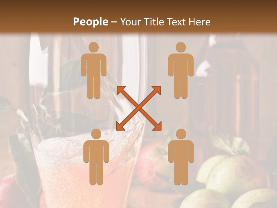 Apple Fizzy Glass PowerPoint Template