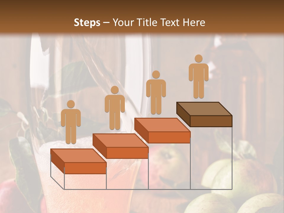 Apple Fizzy Glass PowerPoint Template