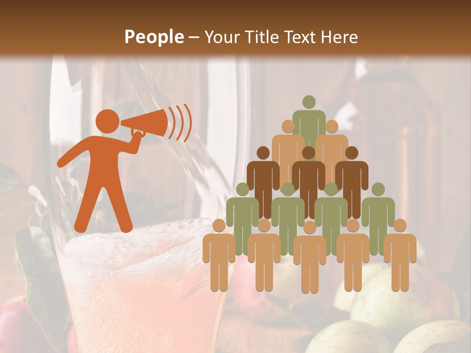 Apple Fizzy Glass PowerPoint Template