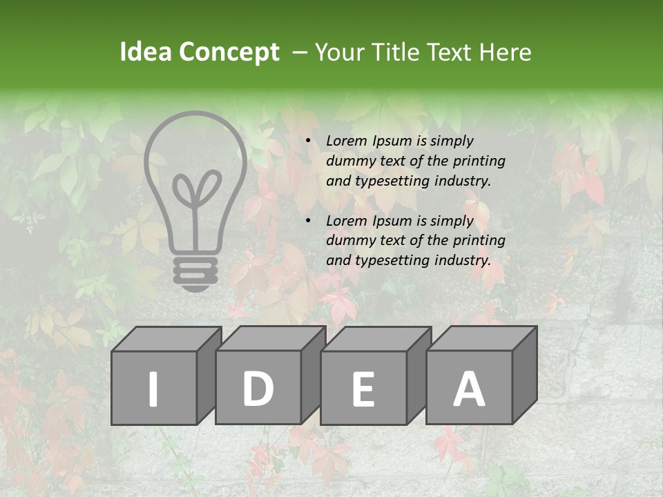 Yellow Stone Color PowerPoint Template