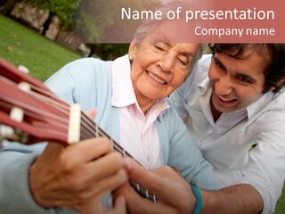 People Mother Smile PowerPoint Template