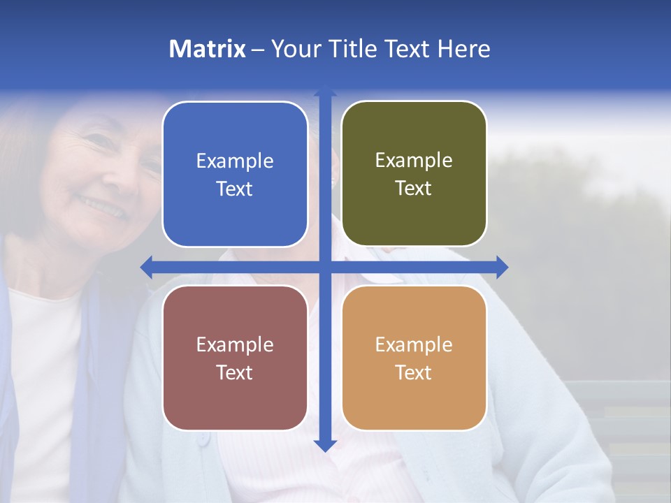 Elderly Portrait Mother PowerPoint Template