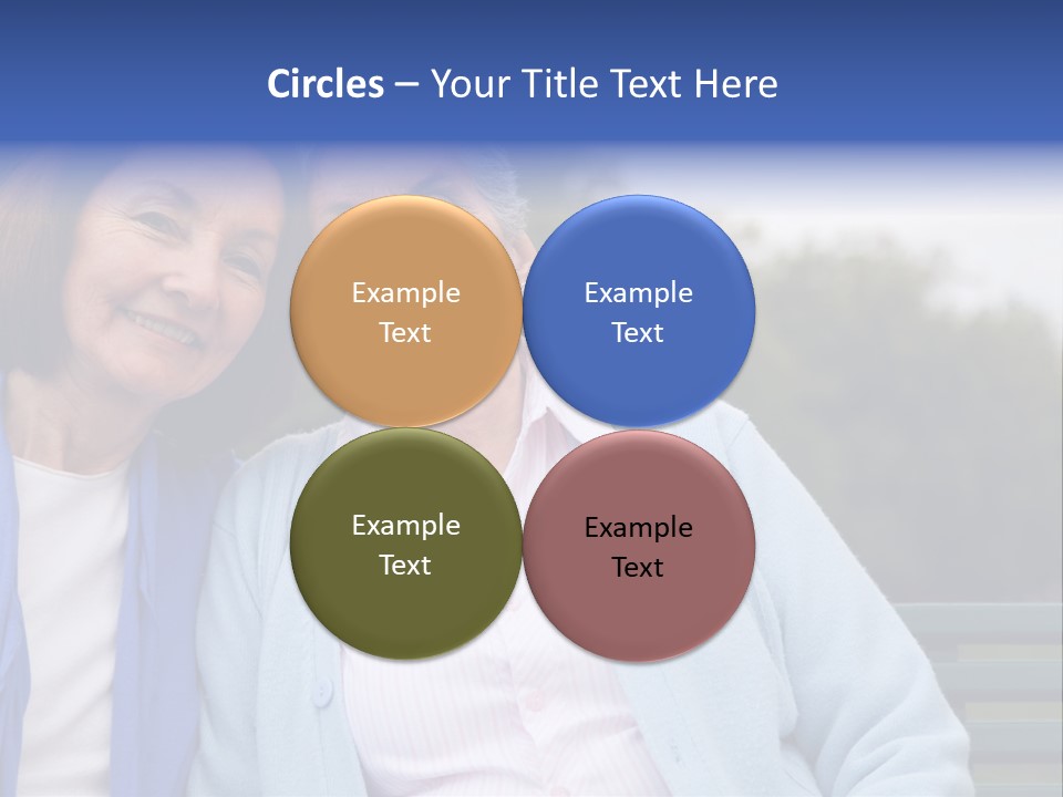 Elderly Portrait Mother PowerPoint Template