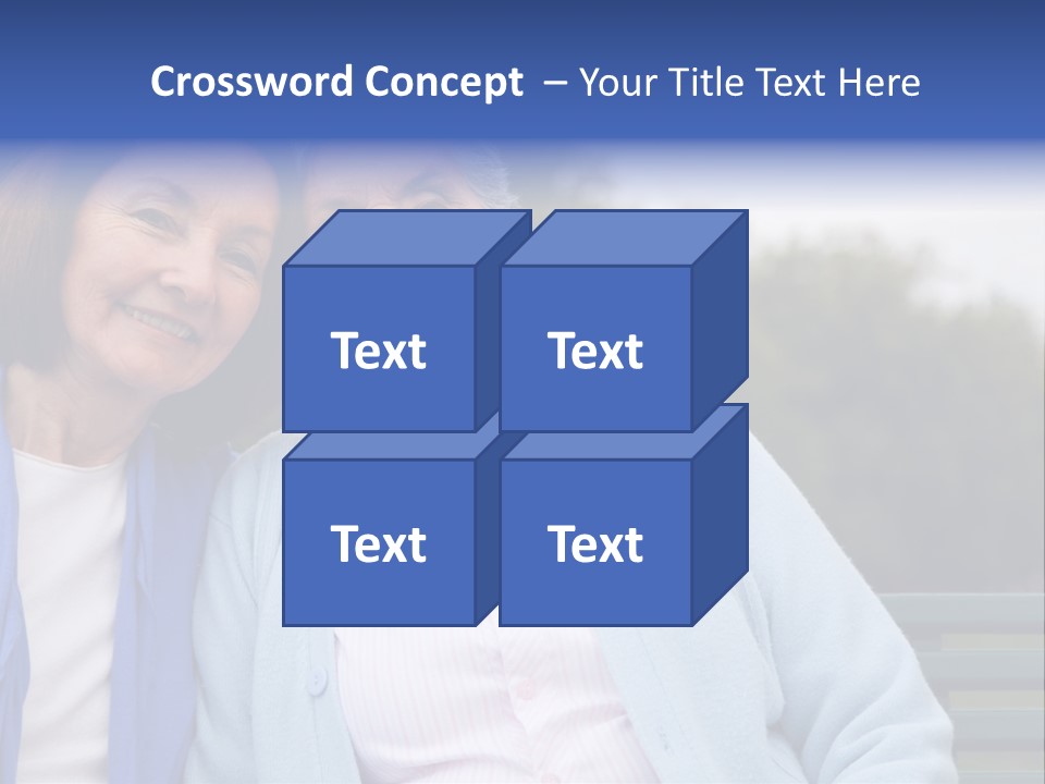 Elderly Portrait Mother PowerPoint Template