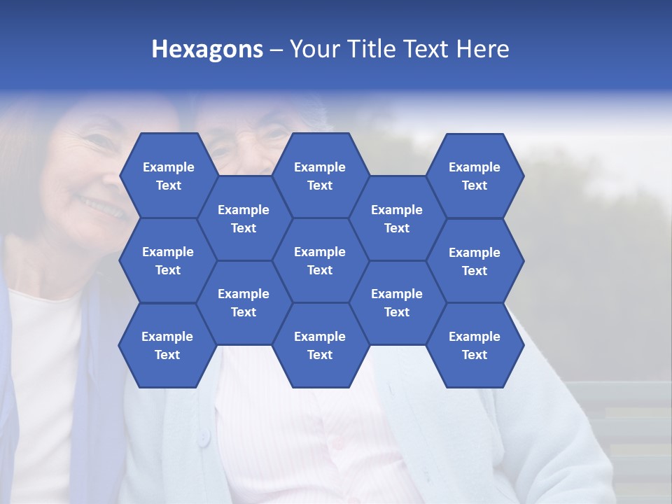 Elderly Portrait Mother PowerPoint Template