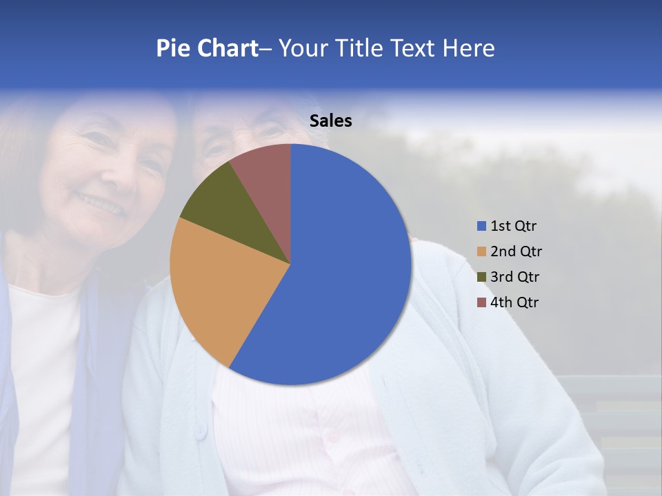 Elderly Portrait Mother PowerPoint Template