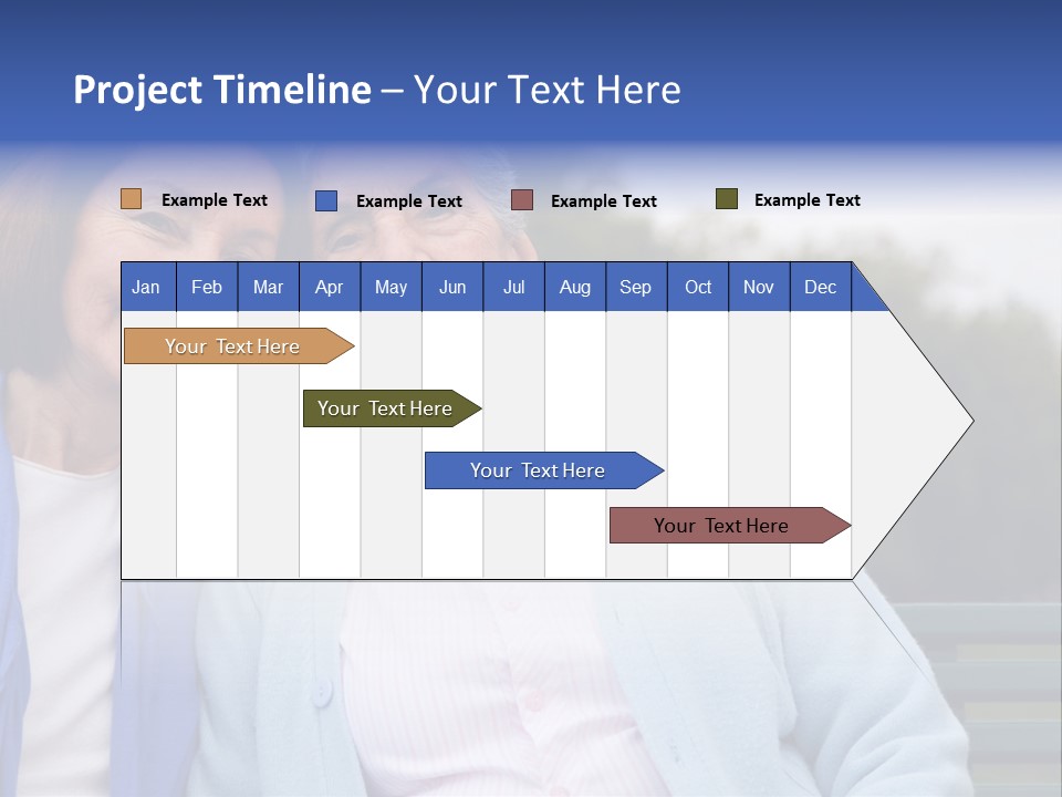 Elderly Portrait Mother PowerPoint Template