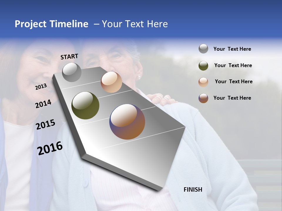 Elderly Portrait Mother PowerPoint Template