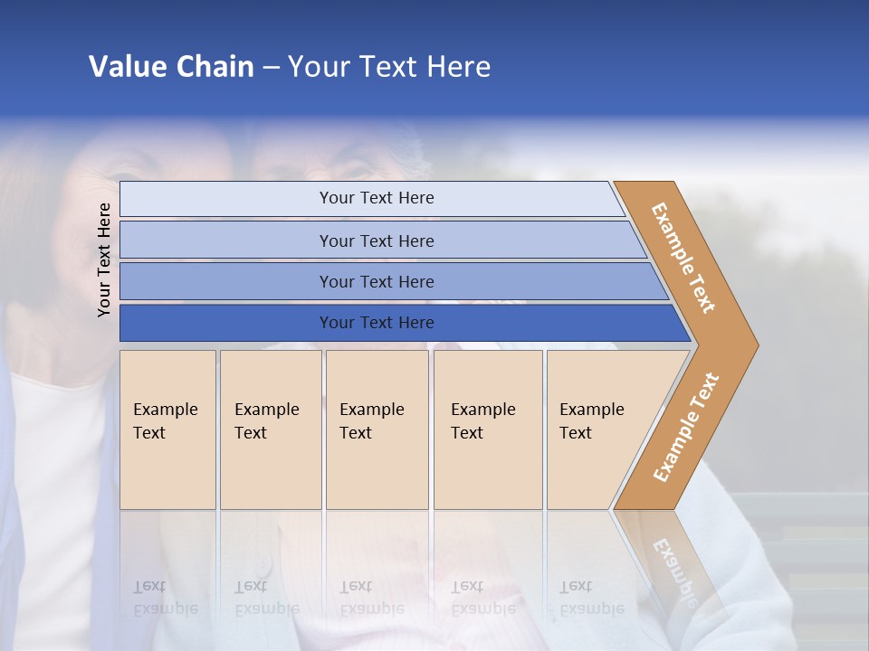 Elderly Portrait Mother PowerPoint Template