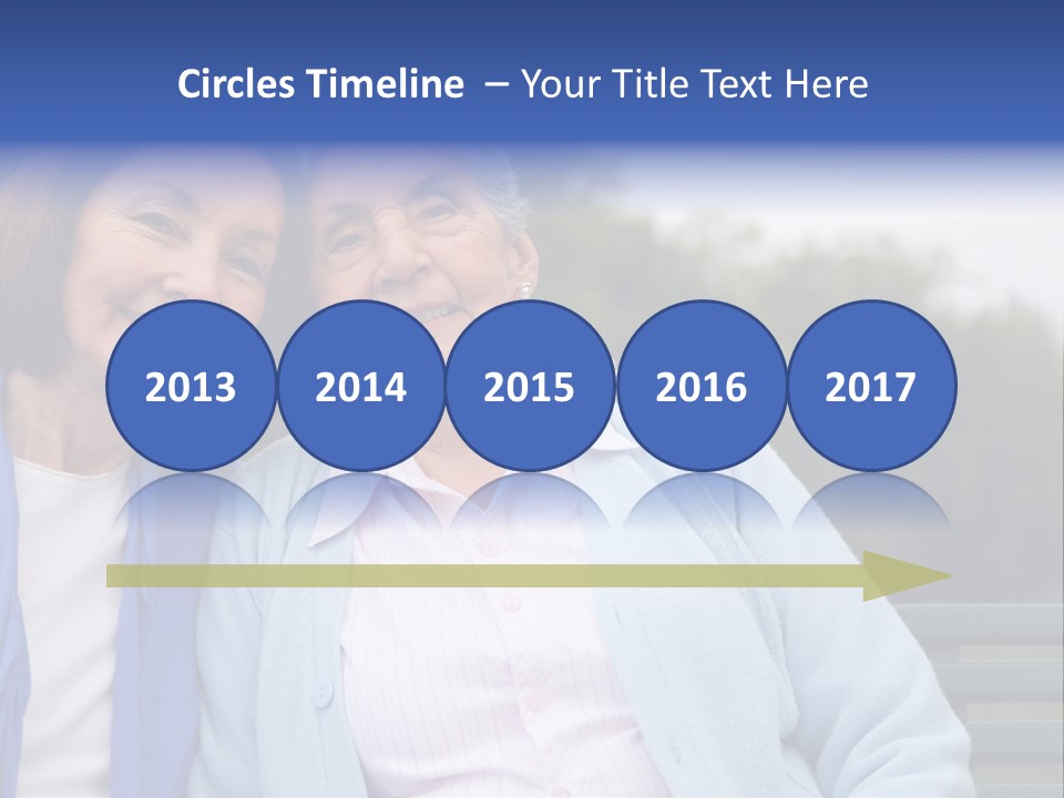 Elderly Portrait Mother PowerPoint Template