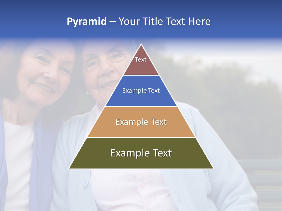 Elderly Portrait Mother PowerPoint Template