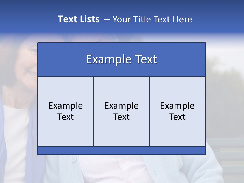 Elderly Portrait Mother PowerPoint Template