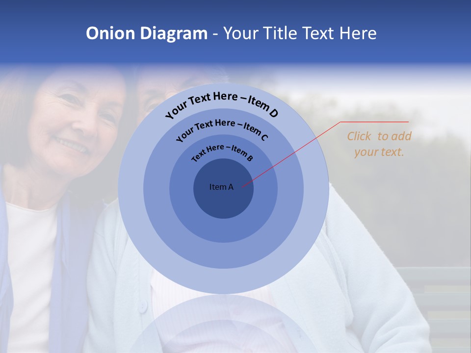 Elderly Portrait Mother PowerPoint Template