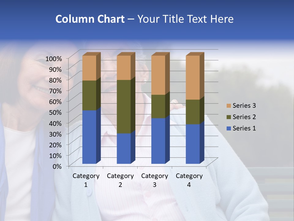 Elderly Portrait Mother PowerPoint Template