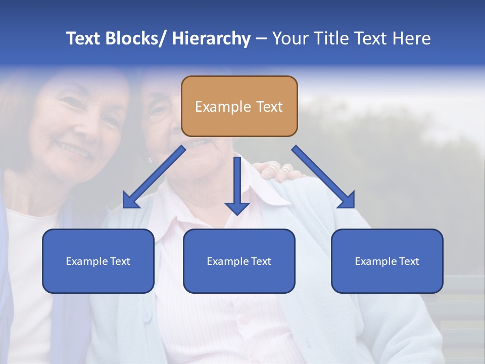 Elderly Portrait Mother PowerPoint Template